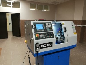 Tokarka edukacyjna CNC CK210D – Maszyna zainstalowana w ZST woj. śląskie